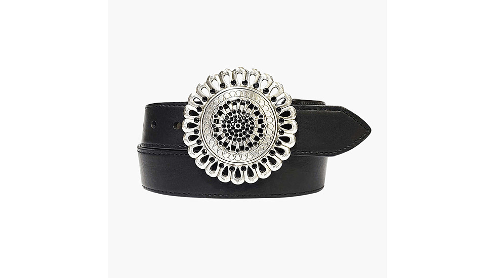 Lejon Elu Leather Belt - Womens, Black, Small, VB-65761-S