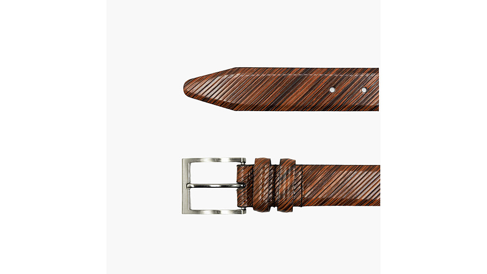 Lejon The Beveled Edge Leather Belt - Mens, Brown, 44, L-14333-44