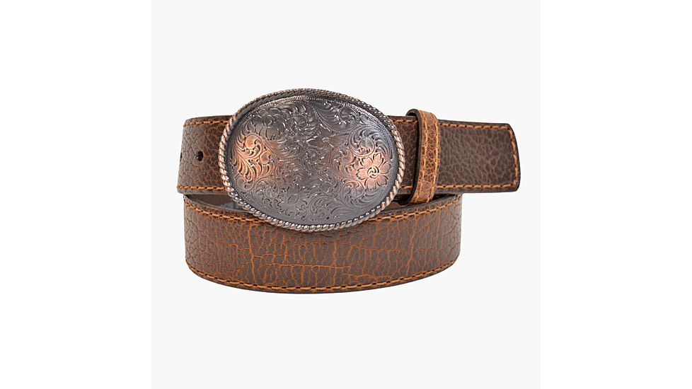 Lejon Tuscon Copper Leather Belt - Womens, Brown, Large, VB-66122-LRG