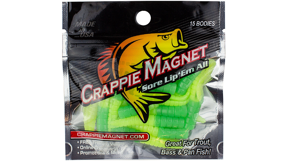 Leland Crappie Magnet 15pc Body, Wizzard Glow, 11113
