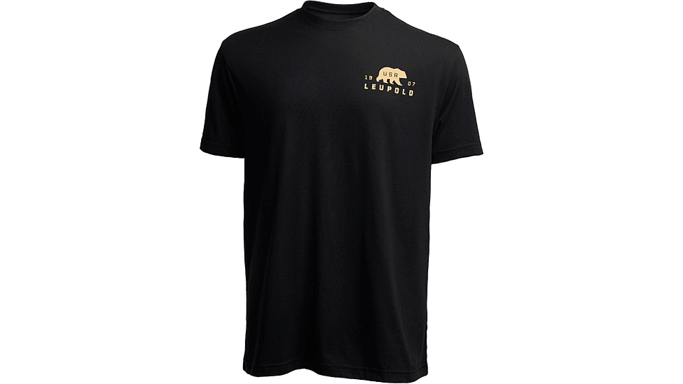 Leupold Bear Badge Graphic T-Shirt, 2XL, Black, 186485