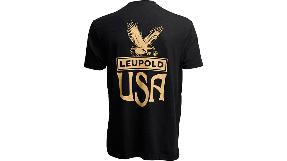 Leupold Eagle Badge Graphic T-Shirt, Large, Black, 186762