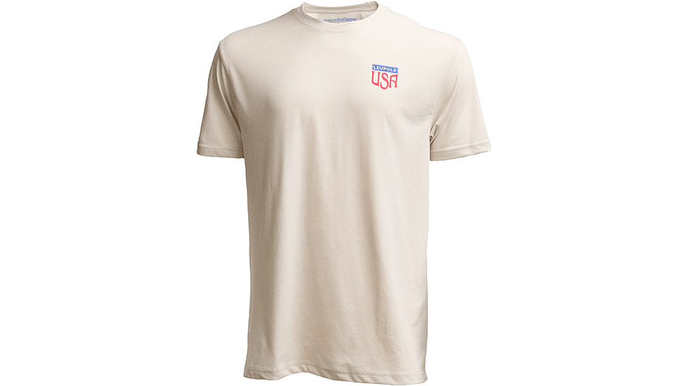 Leupold Eagle Badge Graphic T-Shirt, Medium, Sand, 186542