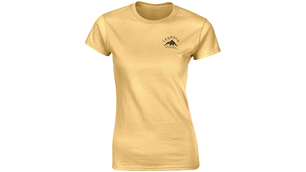 Leupold Keep It Public Premium Short Sleeve Shirt - Womens, Cotton/Poly Blend, Banana Cream, Medium 175187