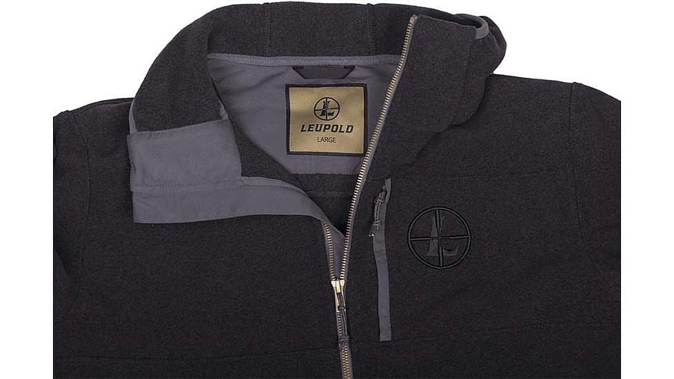 Leupold Make Ready Full Zip Hooded Fleece - Mens, Iron Gray, Medium, 182307