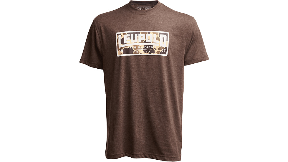 Leupold Premium Optics Graphic T-Shirt, 2XL, Espresso, 186533