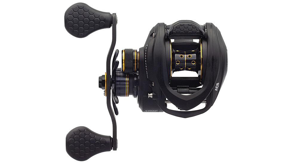 Lew's LFS Casting Rod, 7ft 2in, 1-PC Rod w/ Medium  and Moderate, LFS-X3 Blank, Cork Split-Grip, Fuji Concept O Guides, Full Contact Reel Seat, Blue/Black, LFS72M-CB2