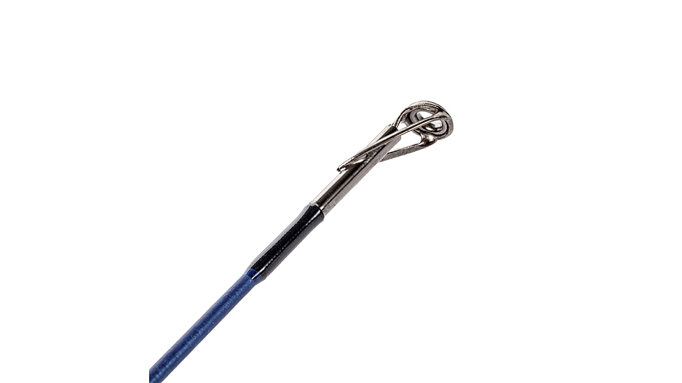 Lew’s American Hero Spinning Rod, 6ft 6in 2-PC, Medium, Fast, IM6 Graphite Rod, Stainless Steel Guides and Inserts, EVA Split-Grip, No Foul Hook Keeper, Black/Blue, AH66MSG3-2