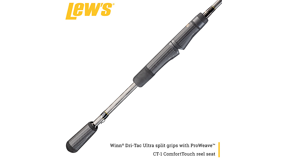 Team Lew’s Elite Series Spinning Rod, 6ft 9in, 1-PC, Medium-Light, Fast, TLE69MLFS