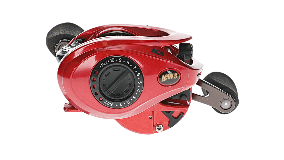 Lew’s HyperSpeed LFS Baitcast Reel, LH Retrieve, 9.5-1 Ratio, 9+1 Bearings, HS1-9.5L