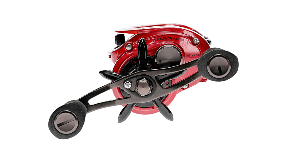 Lew’s HyperSpeed LFS Baitcast Reel, LH Retrieve, 9.5-1 Ratio, 9+1 Bearings, HS1-9.5L