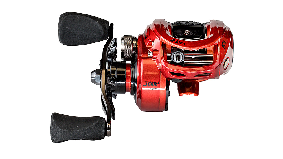 Lew’s HyperSpeed LFS Baitcast Reel, RH Retrieve, 9.5-1 Ratio, 9+1 Bearings, HS1-9.5