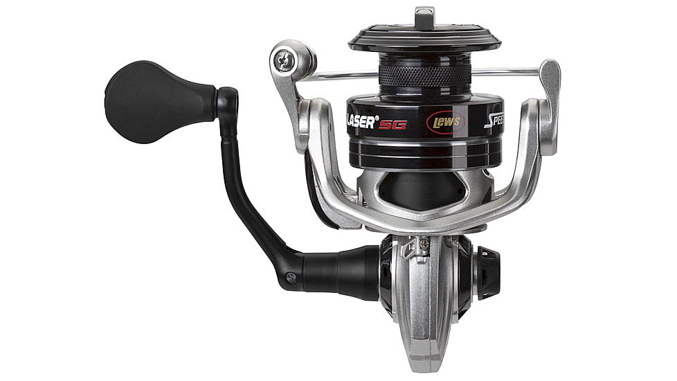 Lew’s Laser SG Spinning Reel, SZ 200, 5.2-1 Ratio, 7+1 Bearings, Clam Pack, LSG200AC
