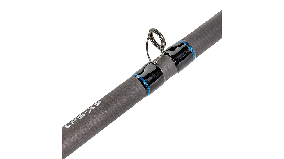 Lew’s LFS Casting Rod, 7ft, 1-PC Rod w/ Medium  and Fast, LFS-X3 Blank, Cork Split-Grip, Fuji Concept O Guides, Full Contact Reel Seat, Blue/Black, LFS70M
