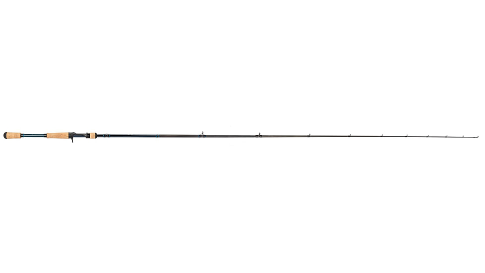 Lew’s LFS Casting Rod, 7ft, 1-PC Rod w/ Medium  and Fast, LFS-X3 Blank, Cork Split-Grip, Fuji Concept O Guides, Full Contact Reel Seat, Blue/Black, LFS70M