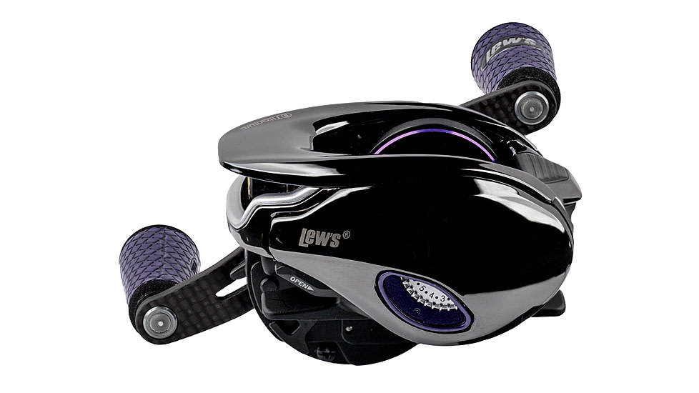 Team Lew’s Ti Baitcast Reel, RH Retrieve, 7.5-1 Ratio, 10+1 Bearings, PT1SHG2