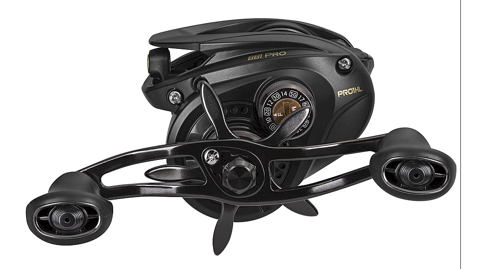 Lew’s BB1 Pro Baitcast Reel, LH Retrieve, 6.2-1 Ratio, 9+1 Bearings, PRO1HL