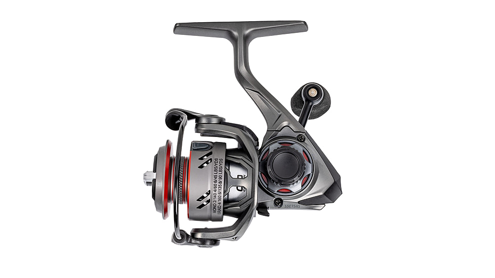 Lew’s Speed Spin CRX Spinning Reel and Rod Combo, 5ft 6in 1-PC Rod, Ultra-Light, Fast, SZ 75 Reel, 9+1 Bearings, 5.2-1 Ratio, Speed Gears, Gray/Black/Red, SSC7556ULS