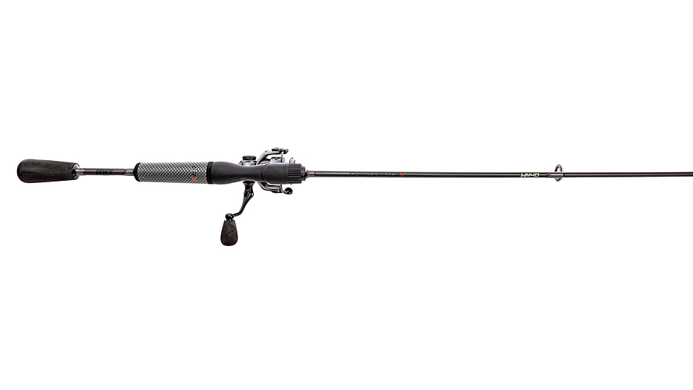 Lew’s Speed Spin CRX Spinning Reel and Rod Combo, 5ft 6in 1-PC Rod, Ultra-Light, Fast, SZ 75 Reel, 9+1 Bearings, 5.2-1 Ratio, Speed Gears, Gray/Black/Red, SSC7556ULS