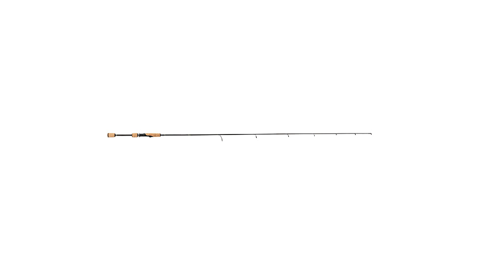 Lew’s Speed Stick Spinning Rod, 6ft 6in, 3-PC IM8 Graphite Rod w/ Ultra-Light  and Fast, Cork Split-Grip, Fuji Concept O Guides, Hard-Sided Travel Case, Black/Green, LSST66UL-3