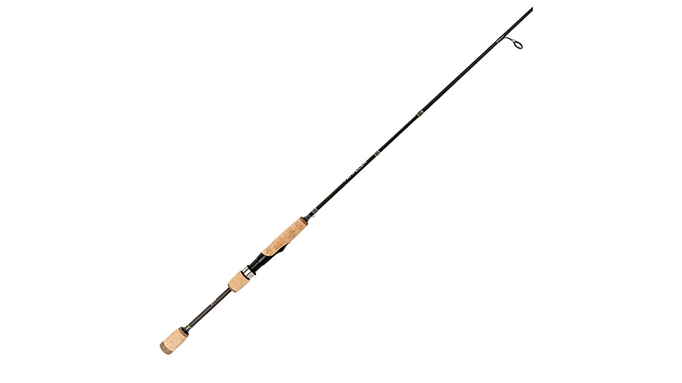 Lew’s Speed Stick Spinning Rod, 6ft 6in, 3-PC IM8 Graphite Rod w/ Ultra-Light  and Fast, Cork Split-Grip, Fuji Concept O Guides, Hard-Sided Travel Case, Black/Green, LSST66UL-3