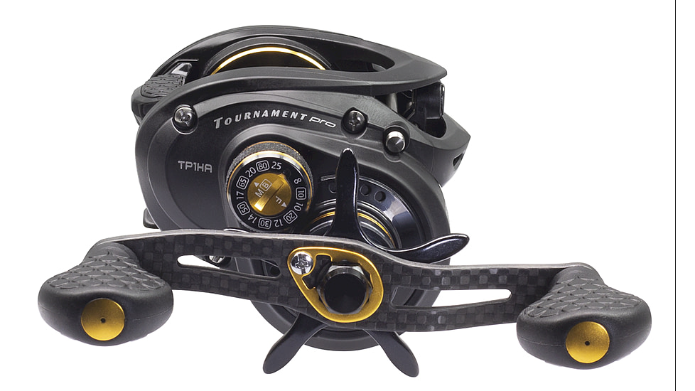 Lew's American Hero Casting Rod, 6ft 10in 1-PC, Medium-Heavy, Fast, IM6 Graphite Rod, Stainless Steel Guides and Inserts, EVA Split-Grip, No Foul Hook Keeper, Black/Blue, AH610MHCG3