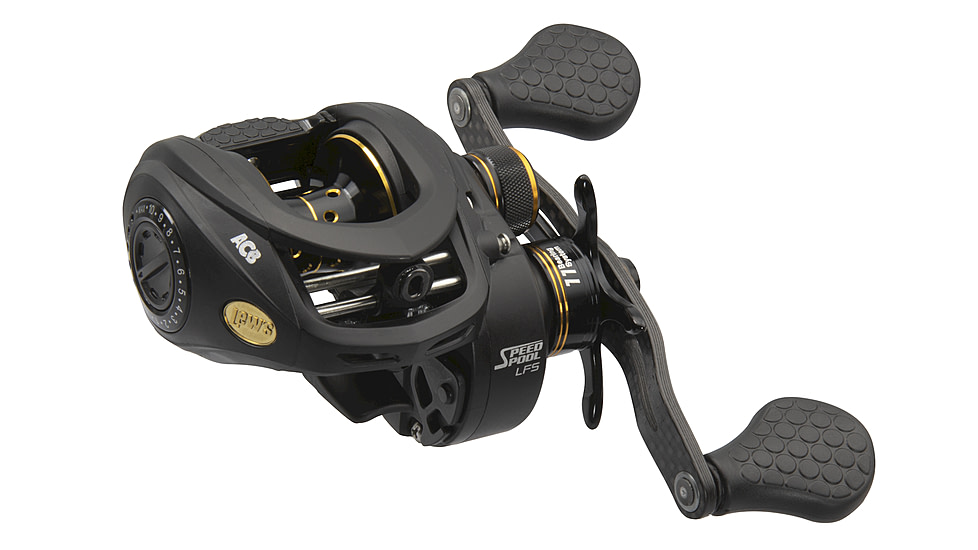 Lew’s Tournament Pro LFS Baitcast Reel, LH Retrieve, 7.5-1 Ratio, 10+1 Bearings, TP1SHLA