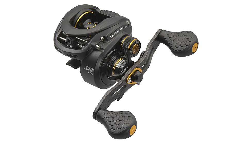 Lew’s Tournament Pro LFS Baitcast Reel, LH Retrieve, 7.5-1 Ratio, 10+1 Bearings, TP1SHLA