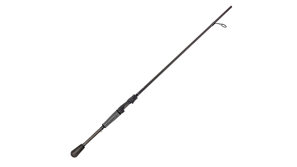 Lew’s TP2 Spinning Rod, 6ft 6in, 1-PC HM45 Graphite Rod w/ Medium  and Fast, Winn Dri-Tac Split-Grip, SoftTouch Reel Seat, No Foul Hook Keeper, Black/Gray, TP266MFS