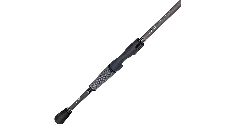 Lew’s TP2 Spinning Rod, 6ft 6in, 1-PC HM45 Graphite Rod w/ Medium-Light  and Fast, Winn Dri-Tac Split-Grip, SoftTouch Reel Seat, No Foul Hook Keeper, Black/Gray, TP266MLFS