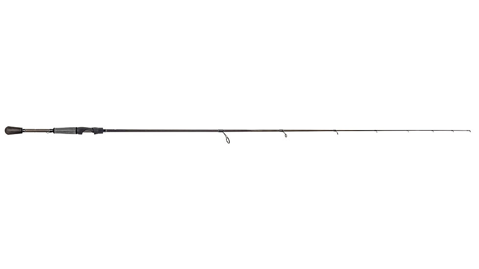 Lew’s TP2 Spinning Rod, 6ft 10in, 1-PC HM45 Graphite Rod w/ Medium  and Extra-Fast, Winn Dri-Tac Split-Grip, SoftTouch Reel Seat, No Foul Hook Keeper, Black/Gray, TP2610MXFS
