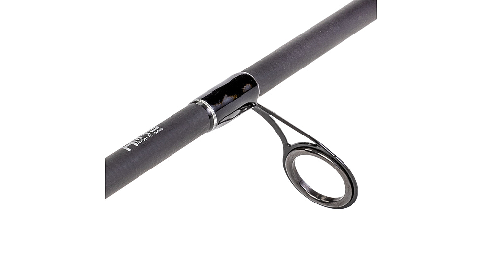 Lew’s TP2 Spinning Rod, 7ft, 2-PC HM45 Graphite Rod w/ Medium  and Fast, Winn Dri-Tac Split-Grip, SoftTouch Reel Seat, No Foul Hook Keeper, Black/Gray, TP270MFS-2