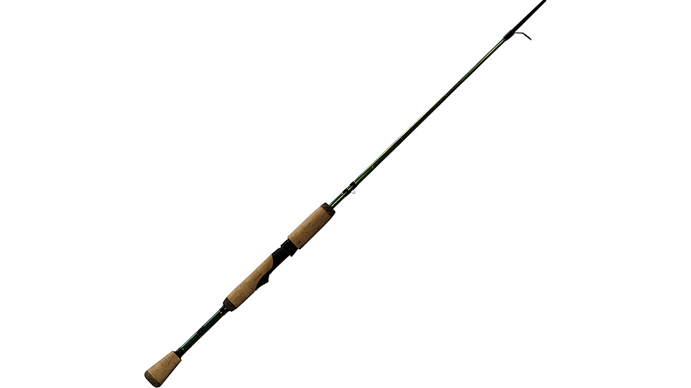 Lew's Wally Marshall Classic Signature Casting Rod, 5ft 6in 1-PC IM8 Graphite Rod, Medium-Light, Moderate, Stainless Steel Guides, Cork Split-Grip, Black/Green, WMCS56MLC