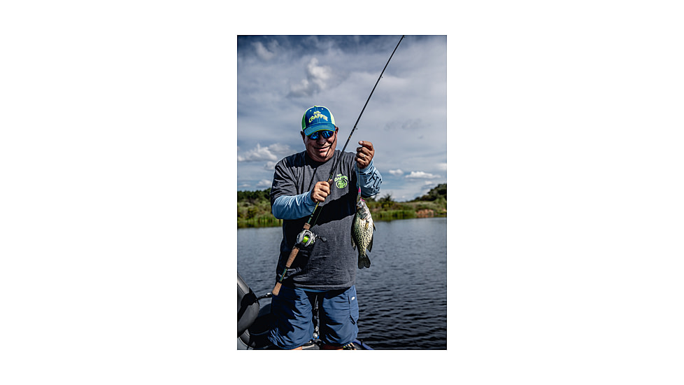 Lew's Wally Marshall Classic Signature Casting Rod, 7ft 1-PC IM8 Graphite Rod, Medium-Light, Moderate, Stainless Steel Guides, Cork Split-Grip, Black/Green, WMCS70MLC