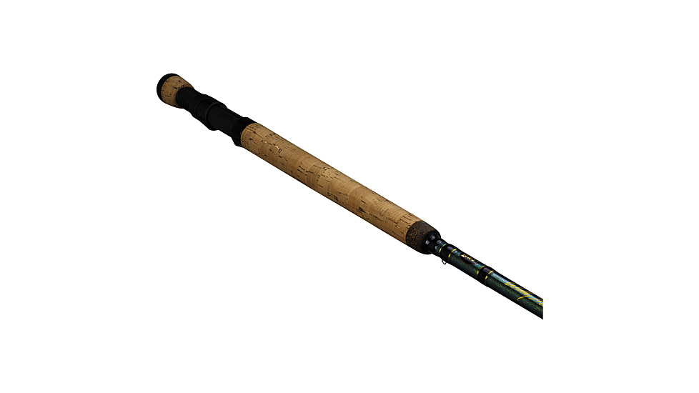 Lew's Wally Marshall Classic Signature Casting Rod, 7ft 1-PC IM8 Graphite Rod, Medium-Light, Moderate, Stainless Steel Guides, Cork Split-Grip, Black/Green, WMCS70MLC