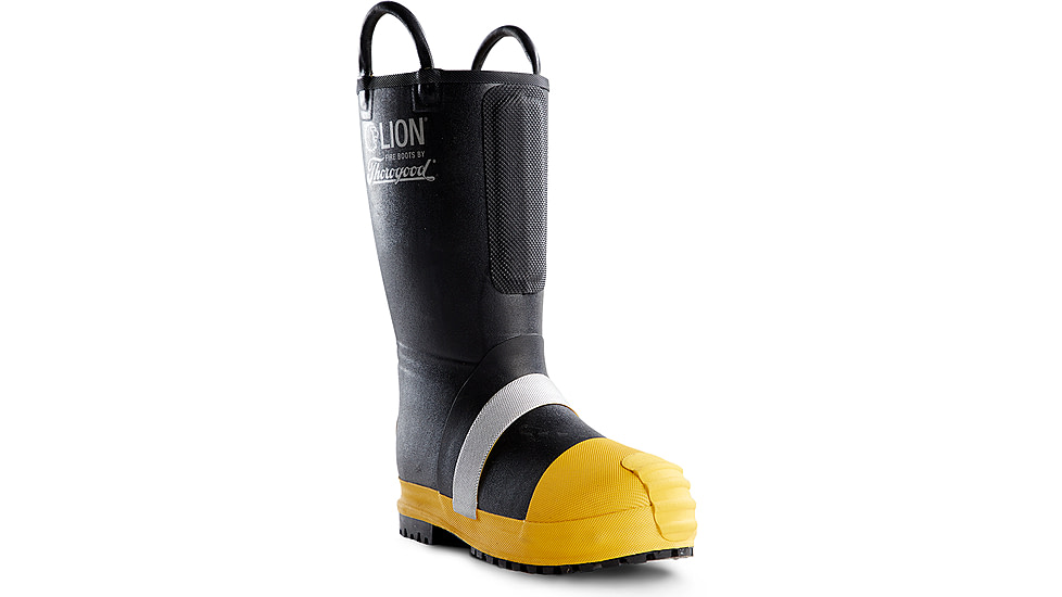 LION by Thorogood Hellfire 14inch Kevlar Insulated Rubber Boot