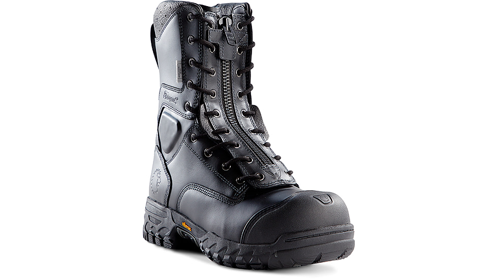 LION Station 1 9in Wildland/EMS Leather Boots - Men's, Regular, Black, 8.5 US, 804-6379-85