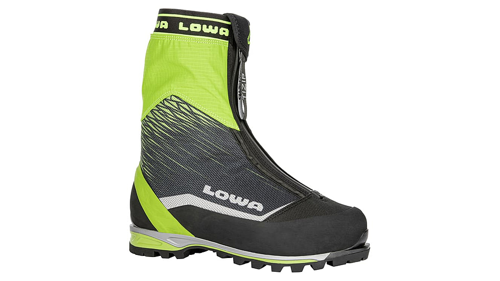 Lowa Alpine Ice GTX Mountaineering Boots - Mens, Lime/Black, Medium, 8, 2303157299-LIMBLK-MD-8