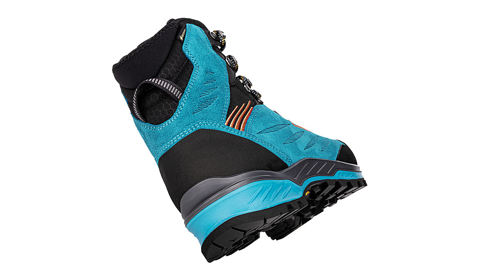 Lowa Cadin II GTX Mid Ws - Womens, Turquoise/Mandarin, 9, 197827018513