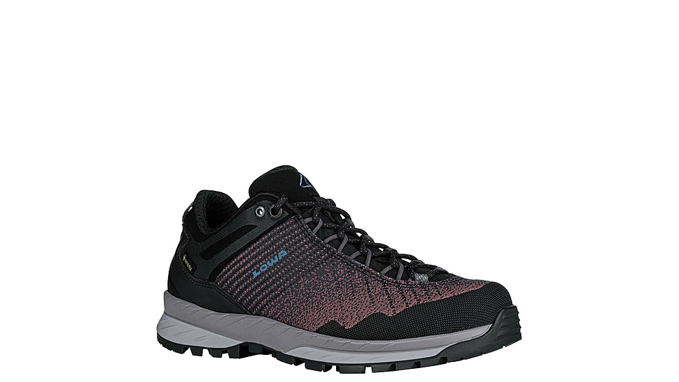 Lowa Carezza GTX Lo Hiking Shoes - Womens, Black/Brown Rose, 5, 197827018087