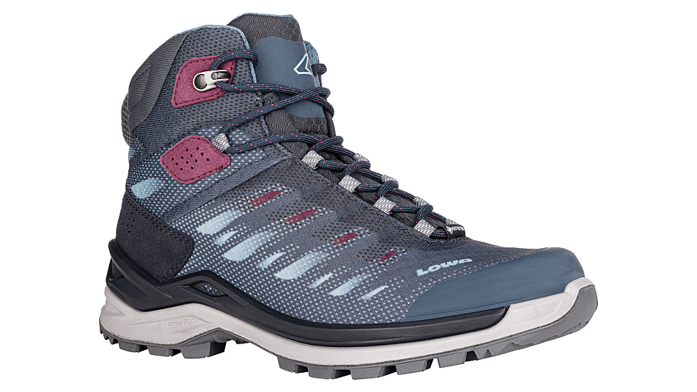 Lowa Ferrox GTX Mid Hiking Boot - Womens, Navy/Ice Blue, 6, 3206796917-NAVIBU-M060