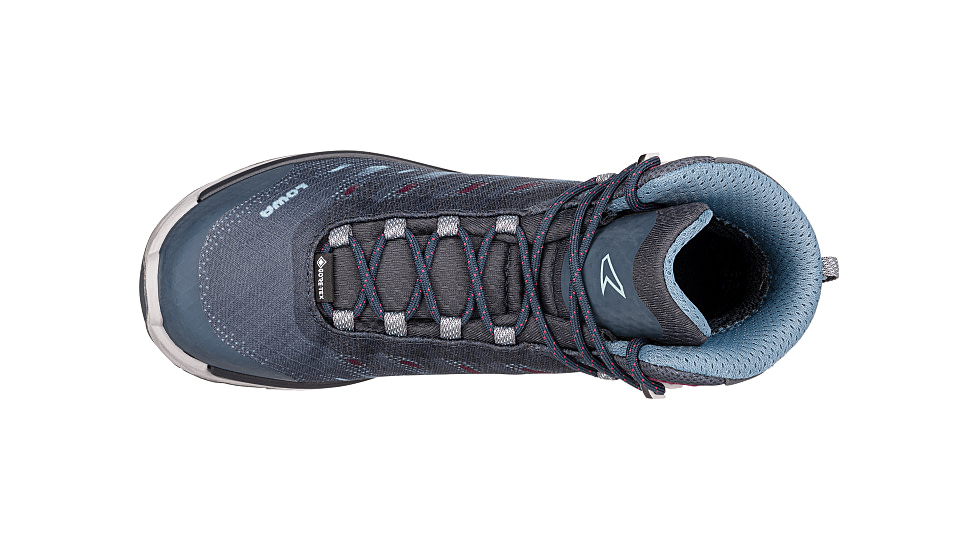 Lowa Ferrox GTX Mid Hiking Boot - Womens, Navy/Ice Blue, 6, 3206796917-NAVIBU-M060