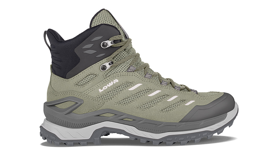 Lowa Innovo Mid Hiking Shoes - Womens, Seaweed/Grey, 7.5, 3213367403-SEWGRY-M075