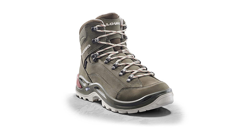 Lowa Lowa Renegade GTX Mid Hiking Shoes - Womens, Grey Green/Panna, 10, 3209459629-GYGNPA-M-10