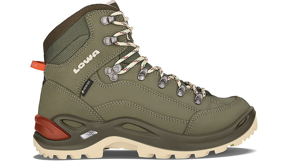 Lowa Lowa Renegade GTX Mid Hiking Shoes - Womens, Grey Green/Panna, 10, 3209459629-GYGNPA-M-10
