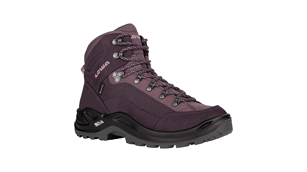 Lowa Renegade GTX Mid Hiking Shoes - Womens, Prune/Mauve, 6, 3209455534-PRNMVE-M-6