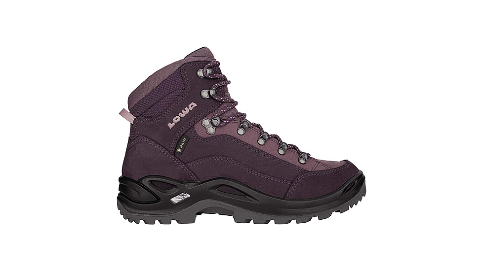 Lowa Lowa Renegade GTX Mid Hiking Shoes - Womens, Prune/Mauve, 6, 3209455534-PRNMVE-M-6