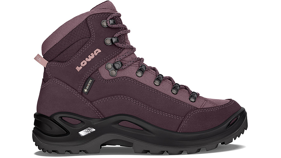 Lowa Lowa Renegade GTX Mid Hiking Shoes - Womens, Prune/Mauve, 6, 3209455534-PRNMVE-M-6