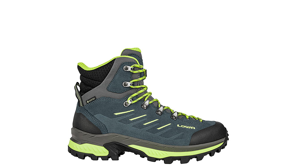 Lowa Randir GTX Mid Hiking Shoes - Mens, Blue/Lime, 8, 2117706003-BLULIM-M080