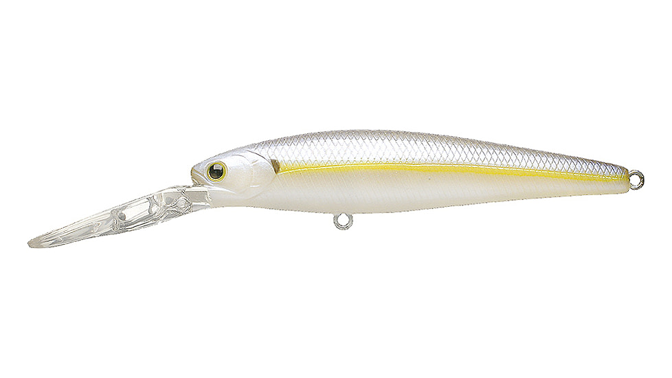 Lucky Craft Staysee 90Sp Version 2 Jerk Bait, Suspending, Chartreuse Shad, 3 1/2in, 7/16oz, SS90SPV2-250CRSD